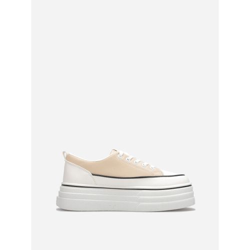 Baskets Baskets, slip-on - Beige - La Modeuse - Modalova