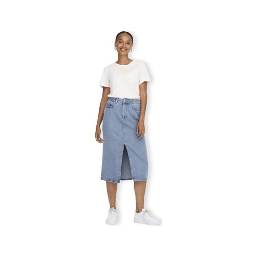 Jupes Noos Bianca Midi Skirt - Light Blue Denim - Only - Modalova