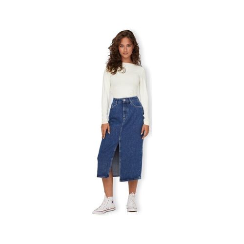 Jupes Noos Bianca Midi Skirt - Medium Blue Denim - Only - Modalova