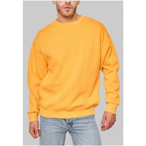 Sweatshirts Pull Col Rond H, Jaune - Kebello - Modalova