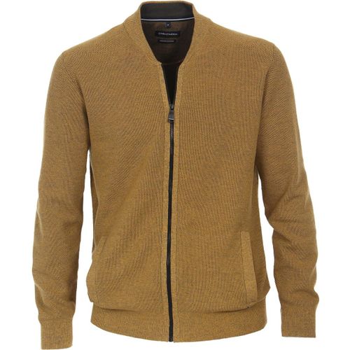 Gilet Cardigan Mélange Jaune - Casamoda - Modalova