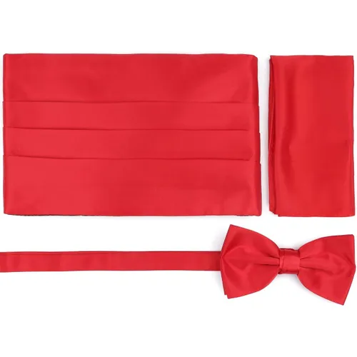 Cravates et accessoires Ceinture de smoking noeud Set Rouge - Suitable - Modalova