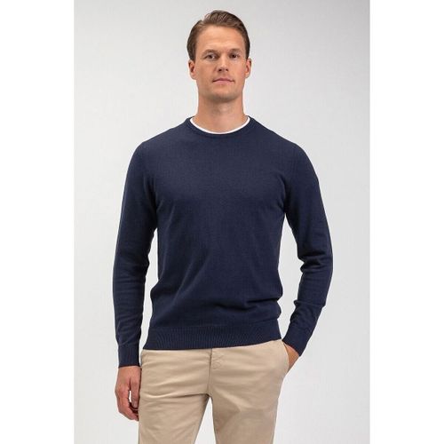 Sweat-shirt Pull en Laine Mérinos Marine - Mcgregor - Modalova