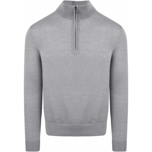 Pull Merino Half Zip Sweater Gris - Suitable - Modalova