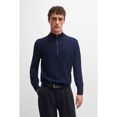 Pull Pull Ebrando-P Demi-Zip Marine - BOSS - Modalova