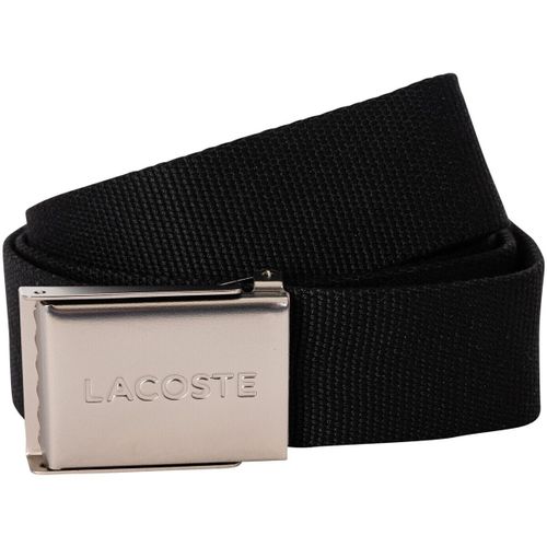 Ceinture Ceinture tissée à boucle gravée - Lacoste - Modalova