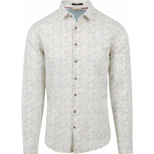 Chemise Chemise en lin imprimée blanc cassé - No Excess - Modalova