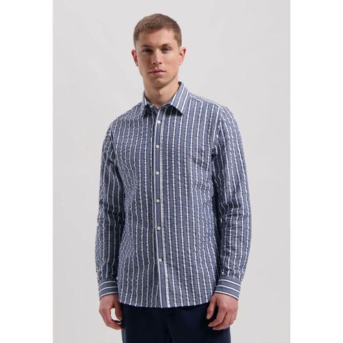 Chemise Chemise Leonard Seersucker bleu à rayures - Dstrezzed - Modalova