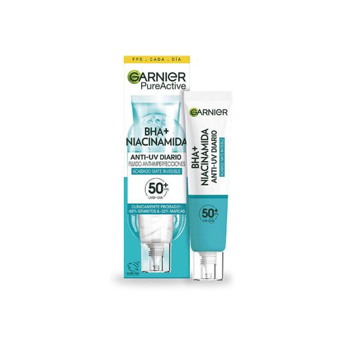 Accessoires visages Fluide Mat Anti-imperfections Invisible Spf50+ Pure Active Bha - Garnier - Modalova