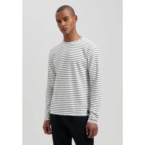 Sweat-shirt Pull Dylan Rayures Blanches - Dstrezzed - Modalova
