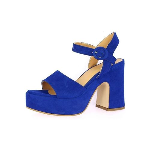 Sandales à talon Nu pieds cuir velours - Pao - Modalova