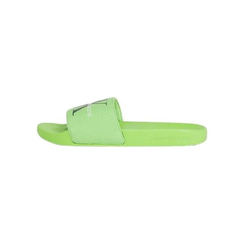 Sandales plates Mules Ref 62786 02O Vert - Calvin Klein Jeans - Modalova