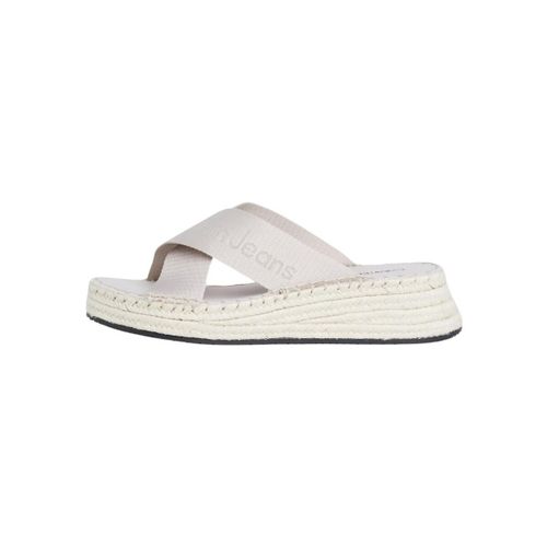 Sandales compensées Sandales compensees Ref 62783 ACF Ecru - Calvin Klein Jeans - Modalova