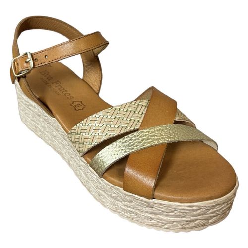 Sandales - Sandales 760 Or/Camel - Eva Frutos - Modalova