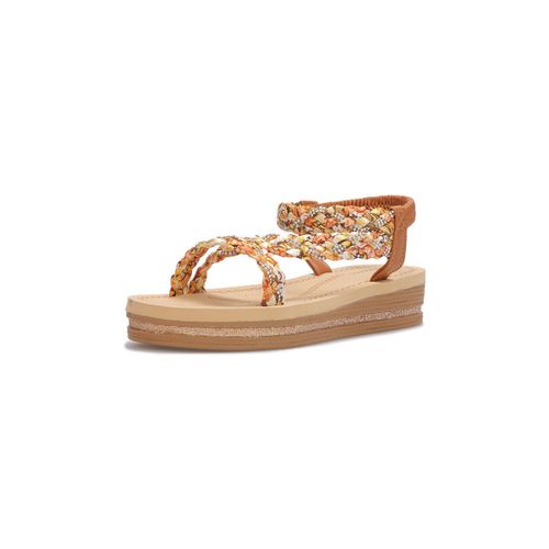 Sandales compensées Sandales, nu-pieds - Camel - La Modeuse - Modalova