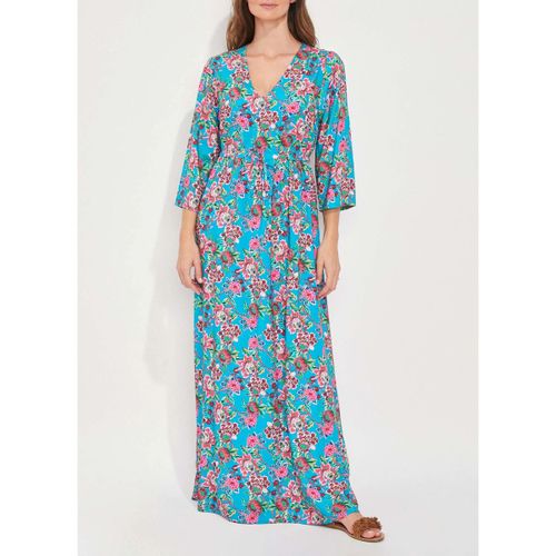 Robe Robe longue imprimée fluide Ecovero QUIMPUR - La Fiancee Du Mekong - Modalova