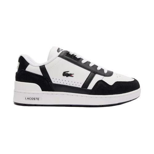 Baskets basses T-CLIP LOGO LEATHER - Lacoste - Modalova