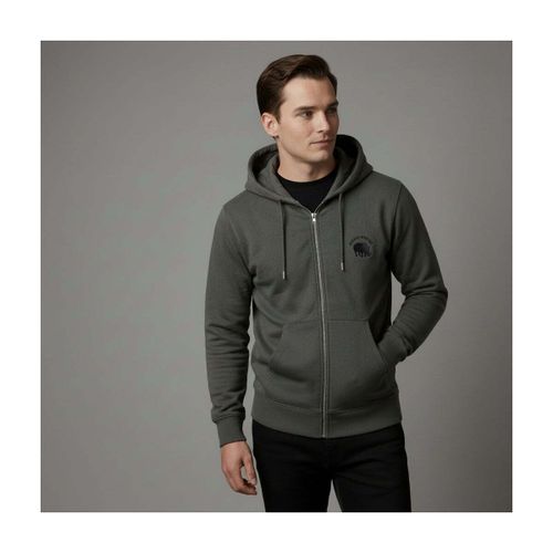 Sweatshirts à capuche Sweat à capuche zippé kaki - Harrington - Modalova