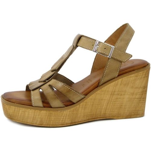 Sandales compensées Chaussures, Sandales en Cuir, Talon compensé-20609 - Raquel Perez - Modalova
