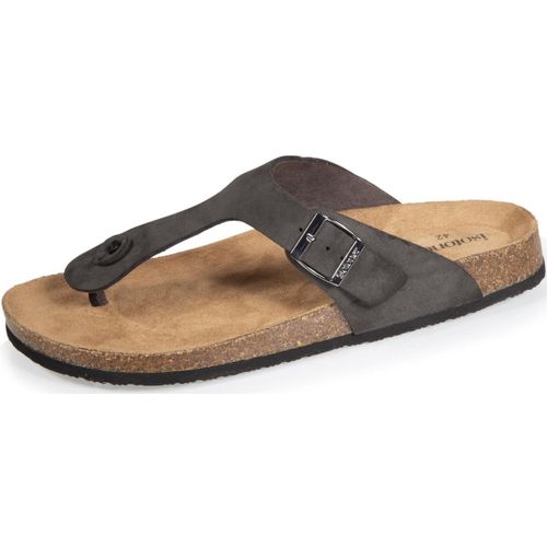 Sandales plates Mules sandales Bride Gris - Isotoner - Modalova