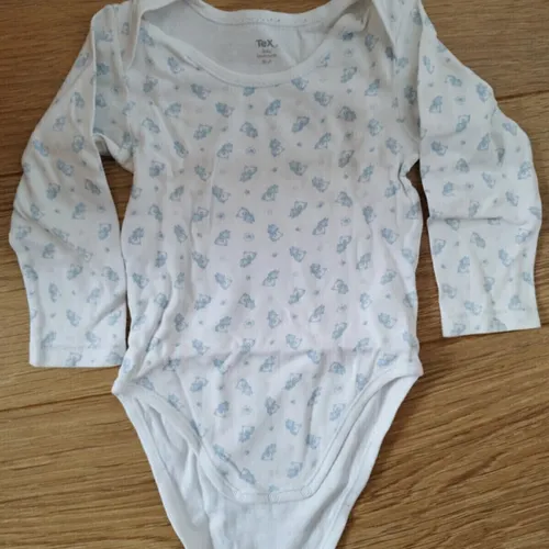Pyjamas / Chemises de nuit Body manches longues blanc et bleu - 3 ans - Tex - Modalova