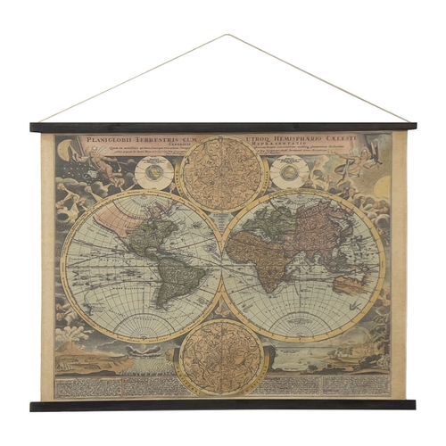 Tableaux, toiles Toile Enroulable Carte Du Monde - Signes Grimalt - Modalova