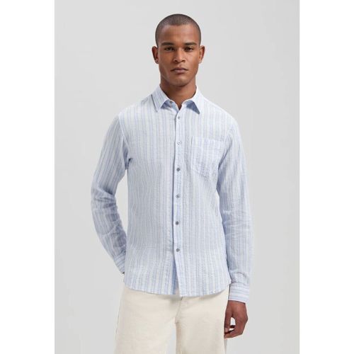 Chemise Chemise Clay Seersucker Rayée Bleu - Dstrezzed - Modalova