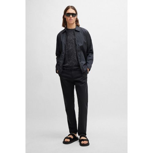 Pantalon BOSS Satin Chino Noir - BOSS - Modalova