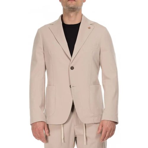 Veste Look veste beige à deux boutons - Outfit - Modalova