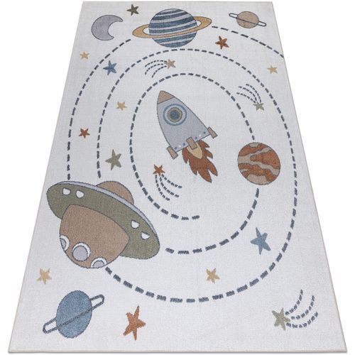 Tapis Tapis BONO 8288 Espace, planètes crème / 240x330 cm - Rugsx - Modalova
