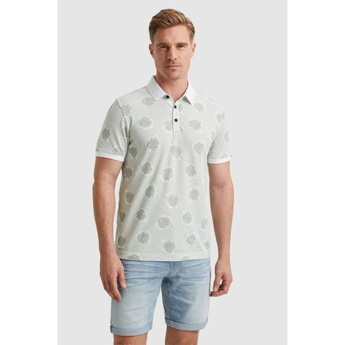 T-shirt Polo Piqué Imprimé Vert Clair - Vanguard - Modalova