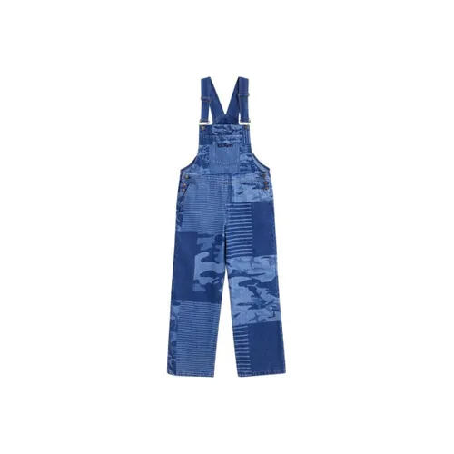 Pantalon Dungaree, Salopette, Camo Denim - Kickers - Modalova