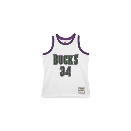 T-shirt SMJY3134MBU96RALWHIT - Mitchell And Ness - Modalova