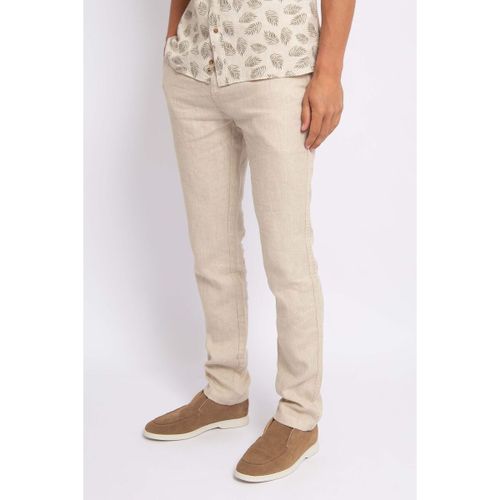 Pantalon Suitable Chino Lin Beige - Suitable - Modalova