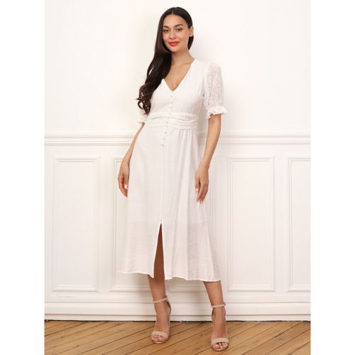 Robe Robes - Blanc - La Modeuse - Modalova