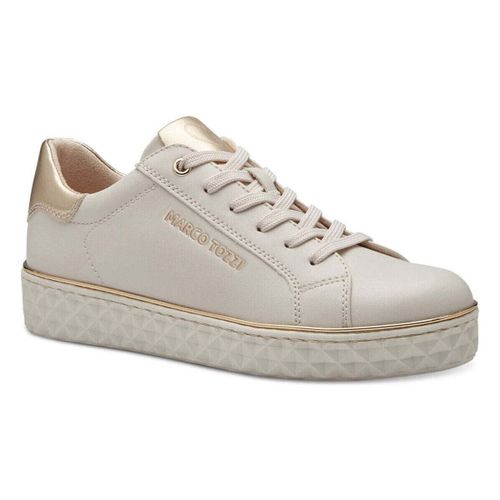 Baskets basses Ago Women's Beige Leisure Low Top Sneakers - Marco Tozzi - Modalova