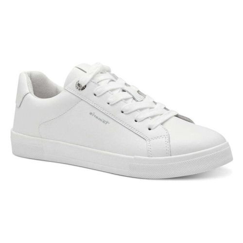 Baskets basses Women's White Low Top Sneakers - Tamaris - Modalova