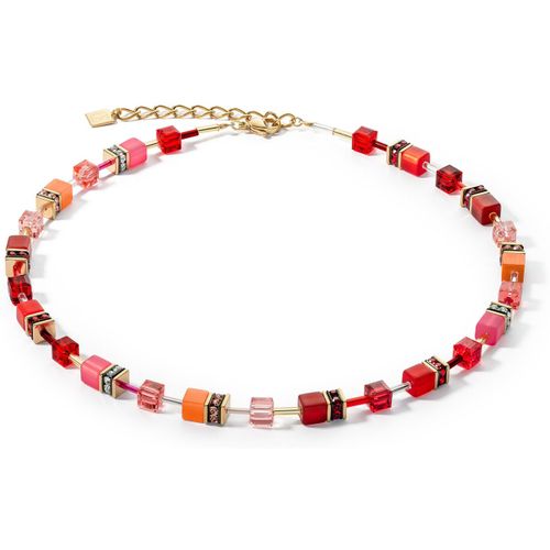Collier Collier GeoCube Iconic doré et rouge - Coeur De Lion - Modalova