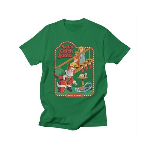 T-shirt Lets Catch Santa - Steven Rhodes - Modalova