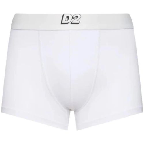 Chaussettes blanc élastique logé boxer - Dsquared - Modalova