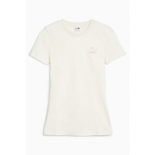 T-shirt Classics Ribbed Slim - Puma Yellow - Modalova