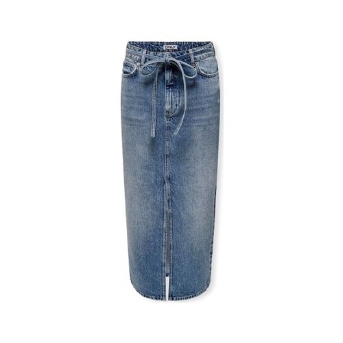 Jupes Gianna Belted Skirt - Medium Blue Denim - Only - Modalova
