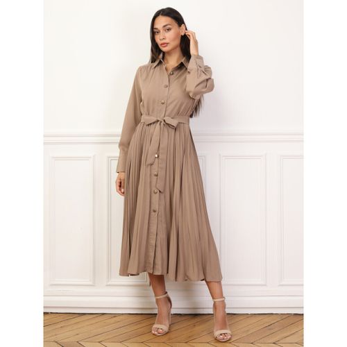 Robe Robes - Taupe - La Modeuse - Modalova
