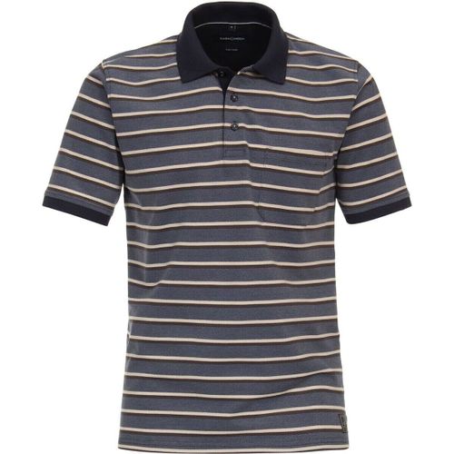 T-shirt Casamoda Polo rayé bleu - Casamoda - Modalova