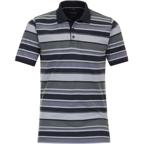 T-shirt Casamoda Polo rayé vert - Casamoda - Modalova