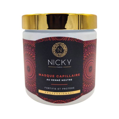 Soins cheveux Masque Capillaire au Henné Neutre - Nicky - Modalova
