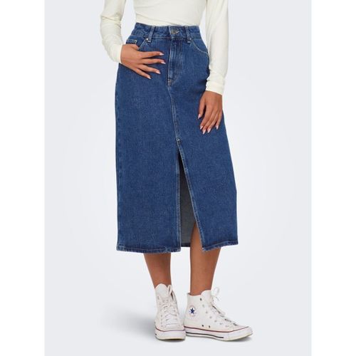 Jupes midi 15319268 BIANCA-MEDIUM BLUE DENIM - Only - Modalova