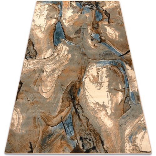 Tapis Tapis en laine OMEGA Jaspis Abstraction bleu 200x300 cm - Rugsx - Modalova