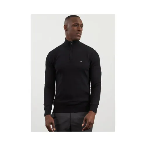 Sweat-shirt Pull camionneur noir en coton - Eden Park - Modalova