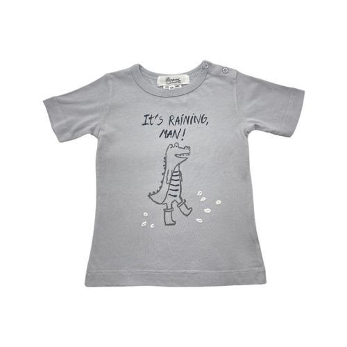 T-shirt enfant T-shirt gris "it's raining man!" - Bonpoint - Modalova